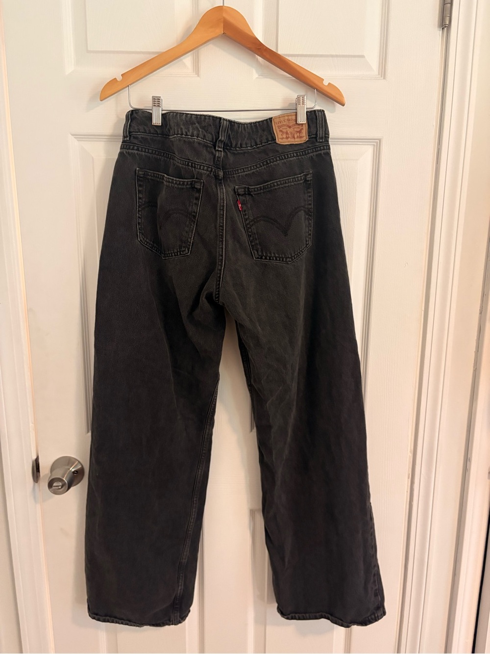Levi’s Red Tab Wide Leg Low Rise Black Jeans